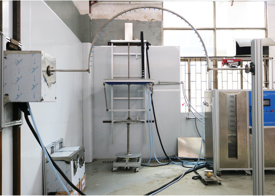 jakość Urządzenie testujące IP ze stali nierdzewnej SUS304 z regulowanym kątem obrotu i 10,4-calowym kolorowym ekranem dotykowym fabryka